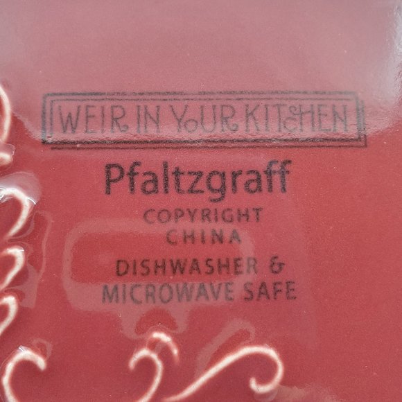 Pfaltzgraff Weir In Your Kitchen Cayenne Oval Appetizer Plates Individual Bakers - Picture 5 of 6